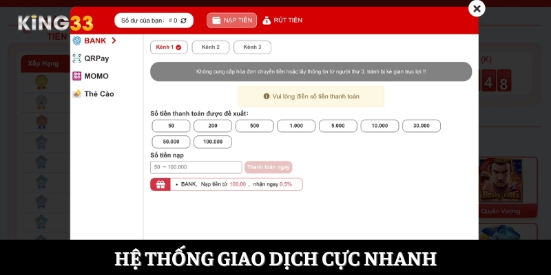 Hệ thống giao dịch cực nhanh