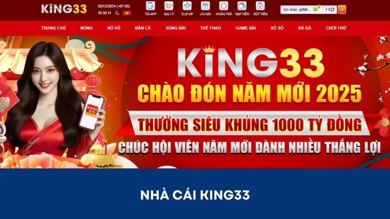 Nhà cái King33 - Sân chơi cá cược có 1 không 2 tại Việt Nam