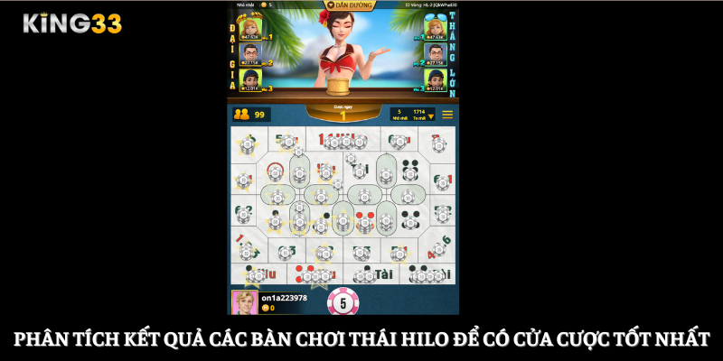 Phân tích kết quả các bàn chơi Thái Hilo để có cửa cược tốt nhất